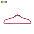 thin velvet clothes hanger